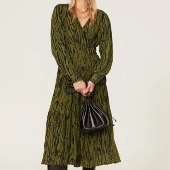 Baum Und Pferdgarten Allessia Dress in Olive Wood sz 36 - Picture 1 of 8